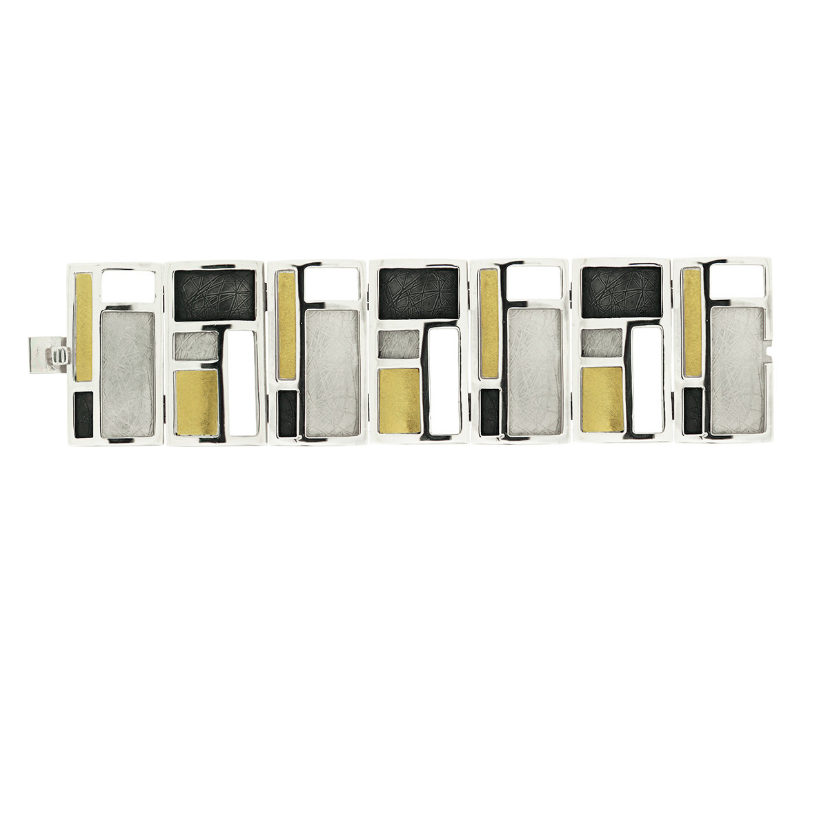 1479 - SILVER & GOLD BRACELET B1479XL