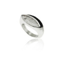 ANILLO PLATA Y DIAMANTE