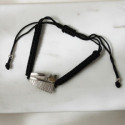 SILVER & GOLD BRACELET WITH DIAMOND SILVER & GOLD BRACELET WITH DIAMOND