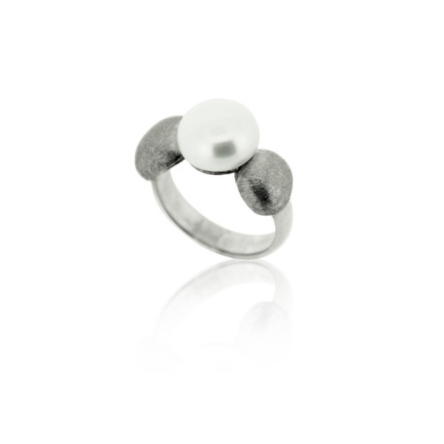 2134 - ANILLO PLATA CON PERLA. R2134