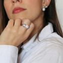 2134 - ANILLO PLATA CON PERLA. R2134