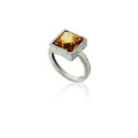 2146 - ANILLO PLATA Y PIEDRA SINTÉTICA. R2146
