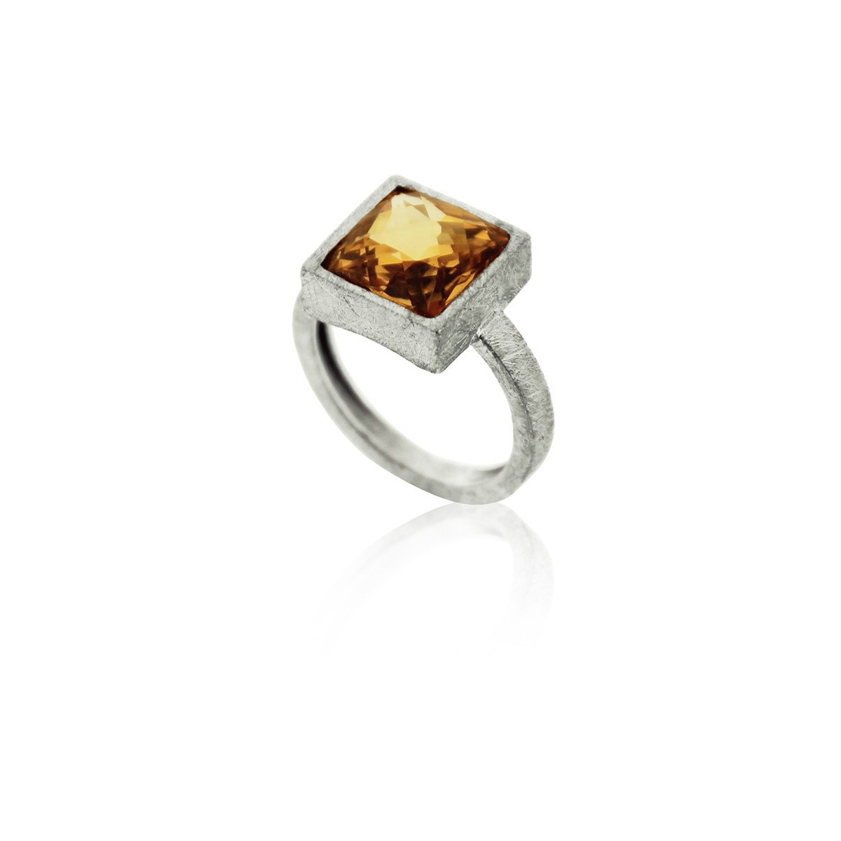 2146 - ANILLO PLATA Y PIEDRA SINTÉTICA. R2146