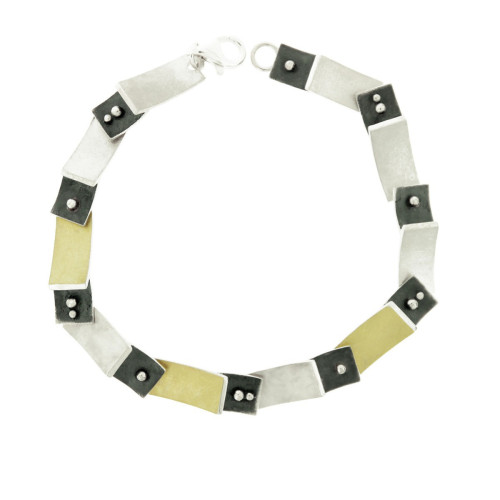 PULSERA PLATA Y ORO