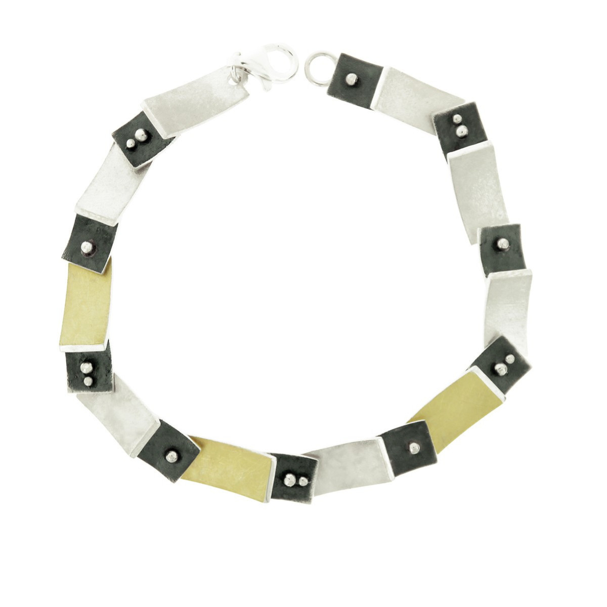 PULSERA PLATA Y ORO