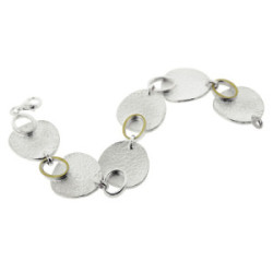 3503 - B3503 - SILVER & GOLD BRACELET B3503