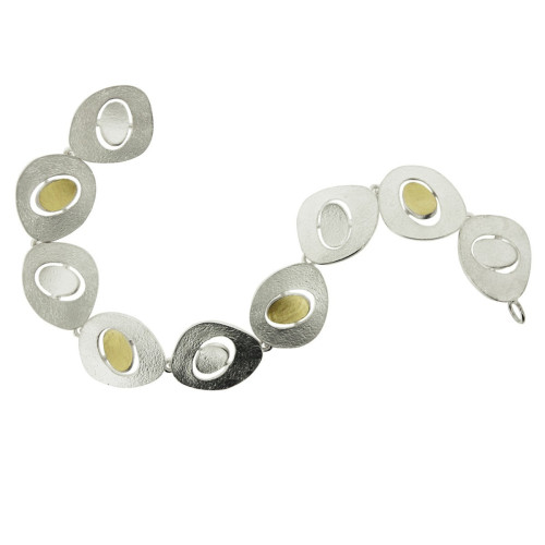 PULSERA PLATA Y ORO