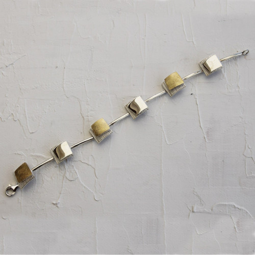 PULSERA PLATA Y ORO