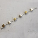 PULSERA PLATA Y ORO PULSERA PLATA Y ORO