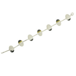 PULSERA PLATA Y ORO
