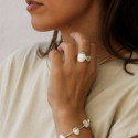 PULSERA PLATA Y ORO PULSERA PLATA Y ORO
