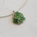 ANELL FLOR DE PLATA I ESMALTS
