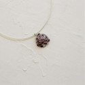ANELL FLOR DE PLATA I ESMALTS