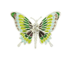 PAPALLONA - P0322-2 - SILVER AND ENAMEL BUTTERFLY PENDANT P0322-2