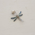 PAPALLONA - P0302-B - SILVER AND ENAMEL BUTTERFLY PENDANT P0302-B