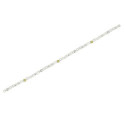 SILVER & GOLD BRACELET w/ DIAMONDS