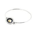 1947 - SILVER & GOLD BANGLE. BA1947