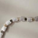 PULSERA PLATA Y ORO CON DIAMANTES PULSERA PLATA Y ORO CON DIAMANTES