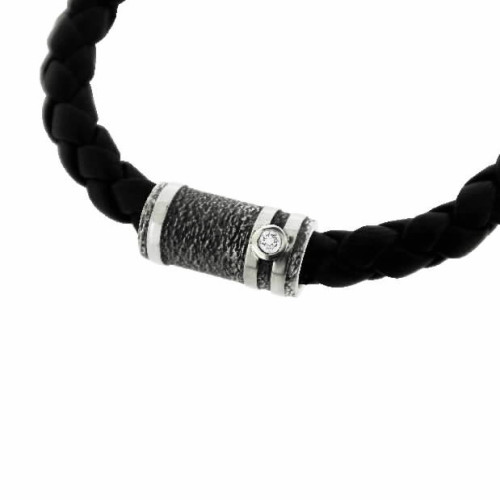 2128 - POLSERA DE PLATA AMB CIRCONITA B2128