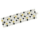 1516 - B1516XL - SILVER & GOLD BRACELET B1516XL