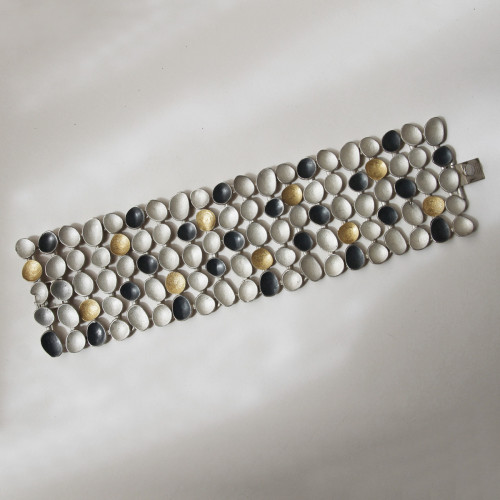 1516 - SILVER & GOLD BRACELET B1516XL