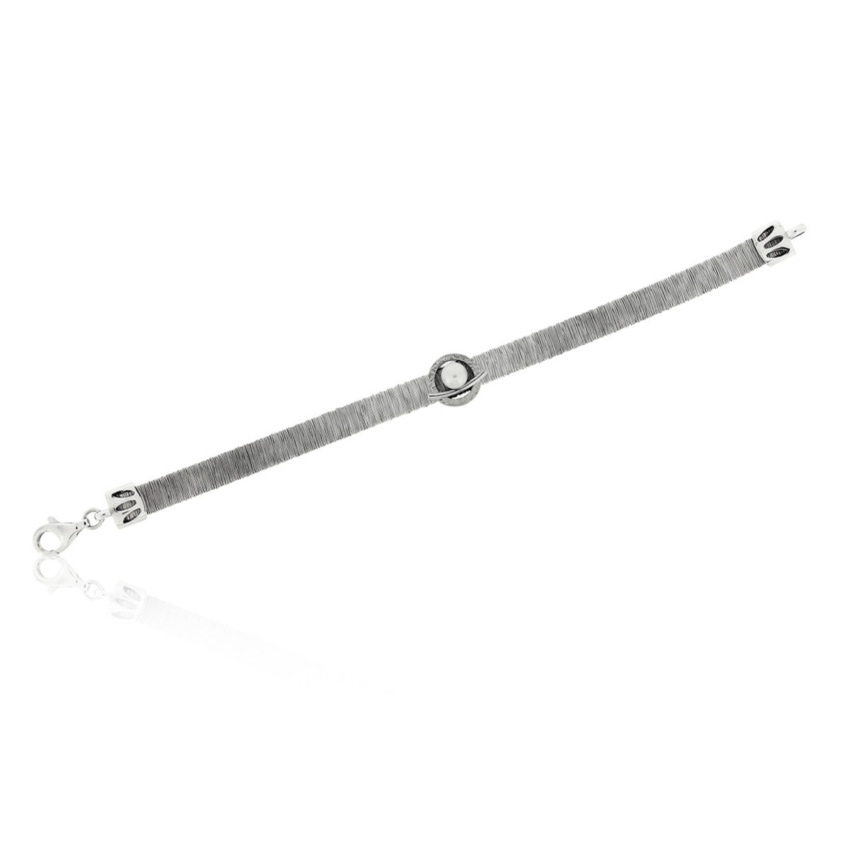 PULSERA DE PLATA CON PERLA
