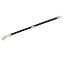 PULSERA DE PLATA Y ORO CON PERLA Y GOMA PULSERA DE PLATA Y ORO CON PERLA Y GOMA