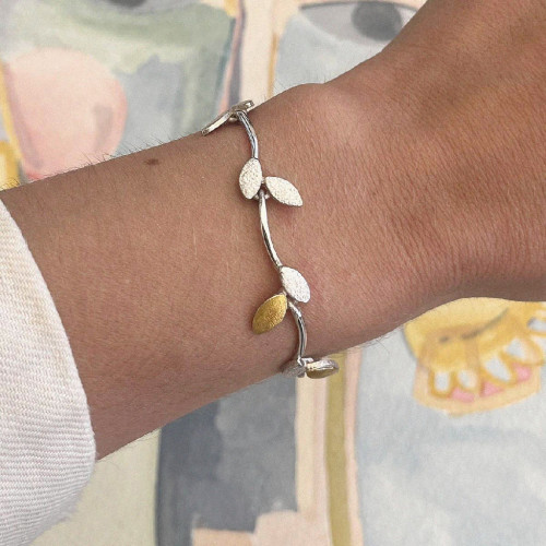 PULSERA PLATA Y ORO