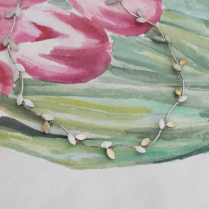 COLLAR PLATA Y ORO