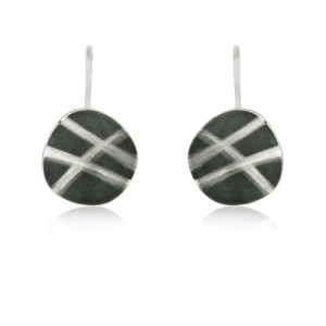 1356 - SILVER EARRINGS. E1356L