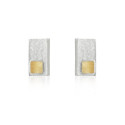 1520 - E1520 - PENDIENTES DE PLATA Y ORO E1520
