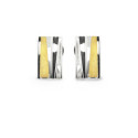 1628 - E1628 - SILVER & GOLD EARRINGS E1628