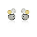 1803 - E1803 - PENDIENTES DE PLATA Y ORO E1803