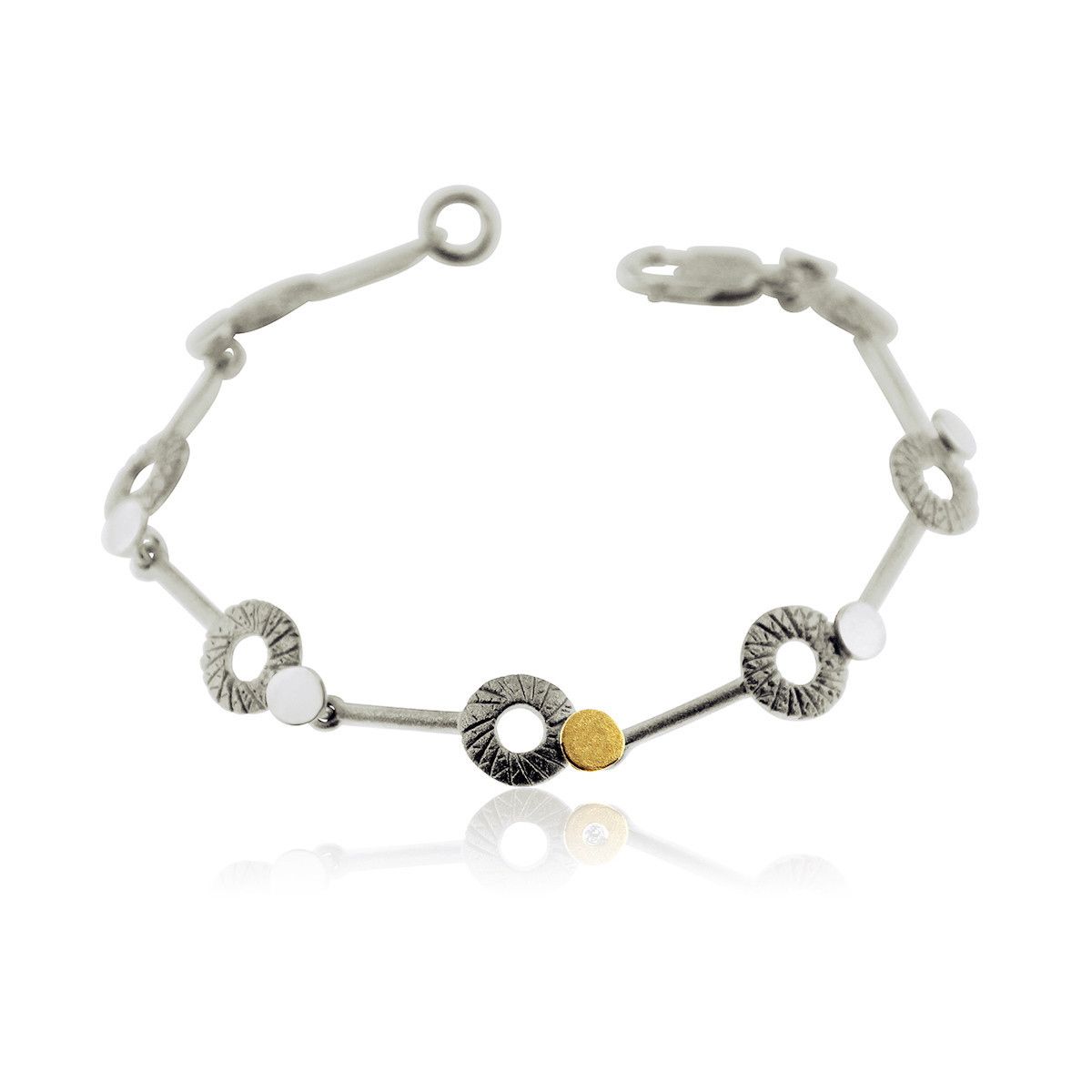 SILVER & GOLD BRACELET