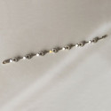 1758 - SILVER & GOLD BRACELET . B1758
