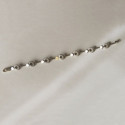 SILVER & GOLD BRACELET w/ DIAMOND