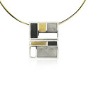 1479 - P1479 - SILVER & GOLD PENDANT P1479