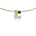 1479 - SILVER & GOLD PENDANT P1479S 1479 - SILVER & GOLD PENDANT P1479S