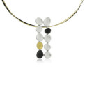 1516 - P1516L - SILVER & GOLD PENDANT P1516L