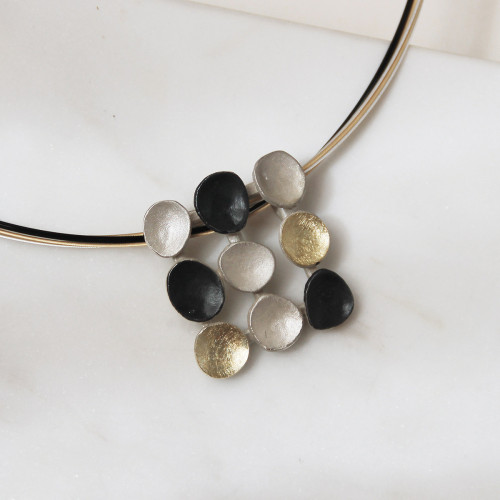 SILVER & GOLD PENDANT