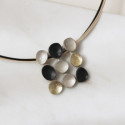 1516 - P1516S - SILVER & GOLD PENDANT P1516S