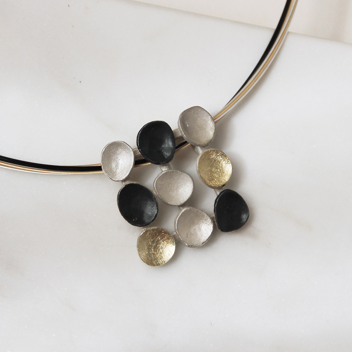 SILVER & GOLD PENDANT