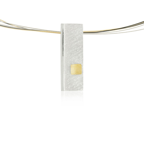 1520 - SILVER & GOLD PENDANT P1520