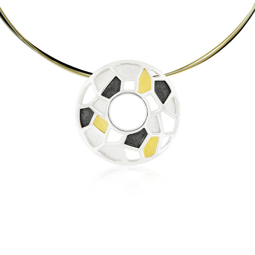 SILVER & GOLD PENDANT