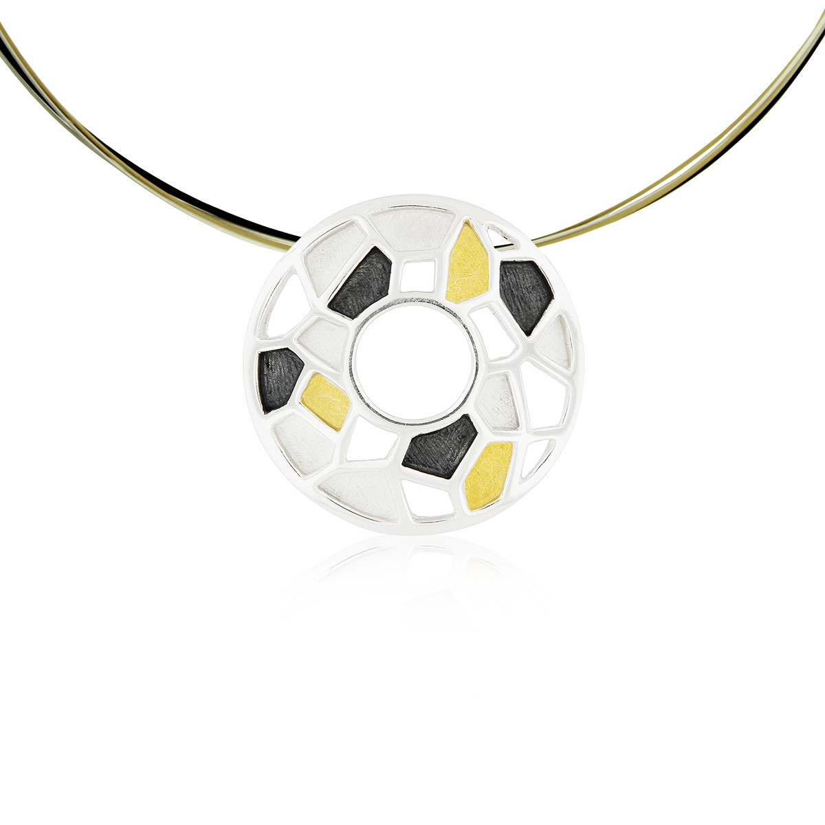 SILVER & GOLD PENDANT