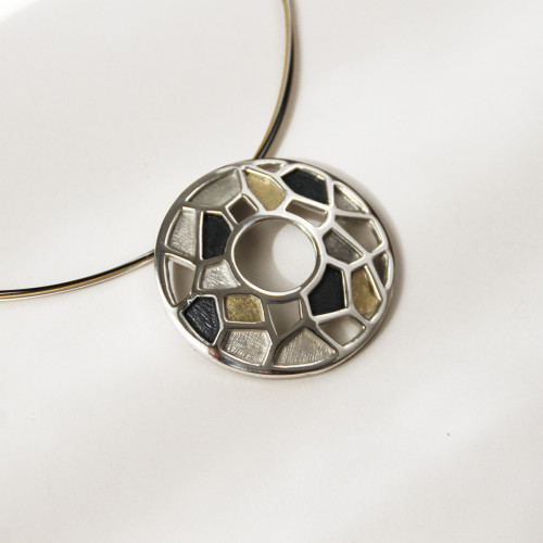SILVER & GOLD PENDANT