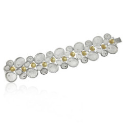 1803 - B1803XL - SILVER & GOLD BRACELET B1803XL