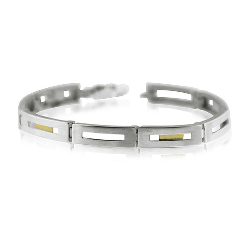 SILVER & GOLD BRACELET
