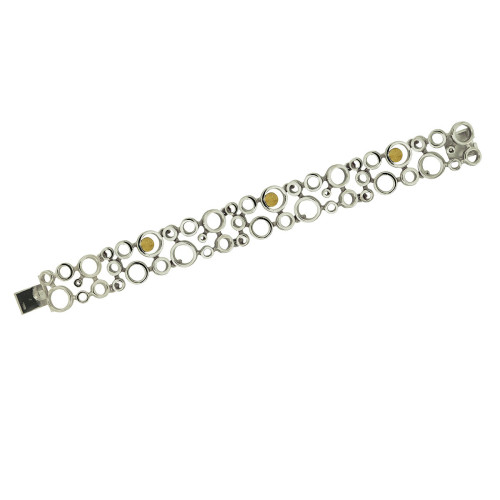 PULSERA PLATA Y ORO