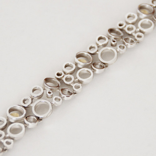 PULSERA PLATA Y ORO